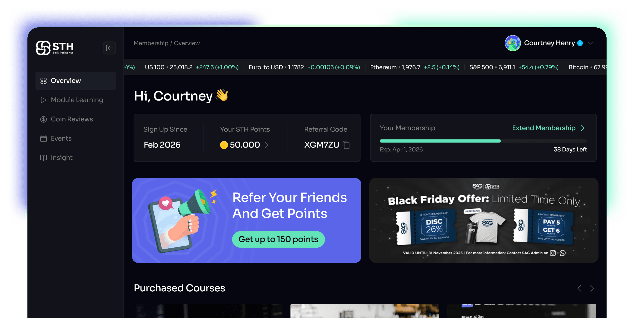 KryptoSpace Dashboard